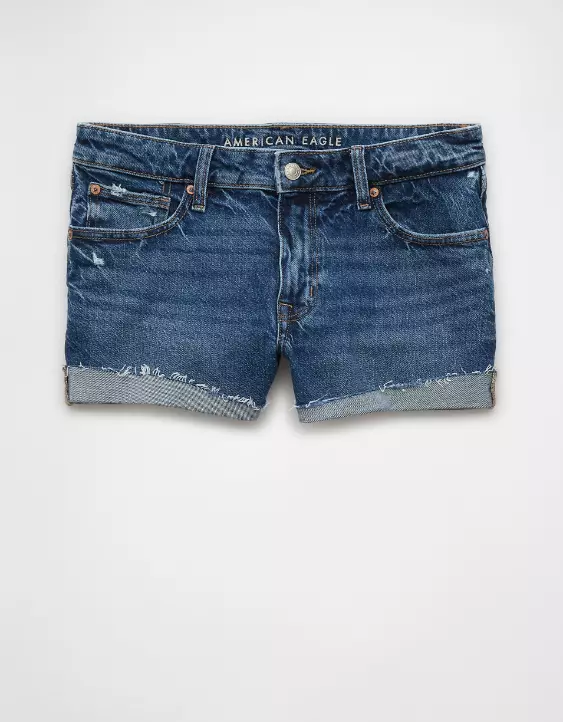 AE Stretch Denim Perfect Shortie - Image 3