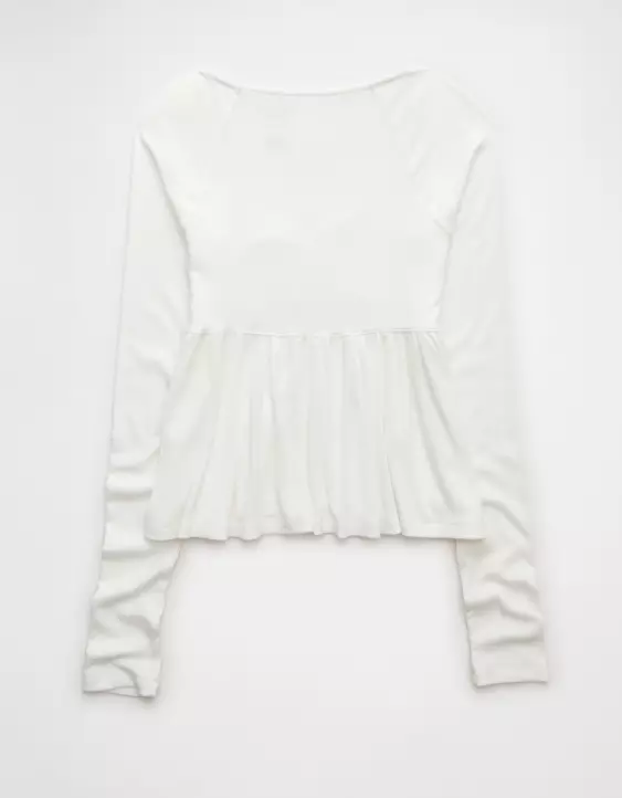 AE Soft & Sexy Babydoll Cinched T-Shirt - Image 4