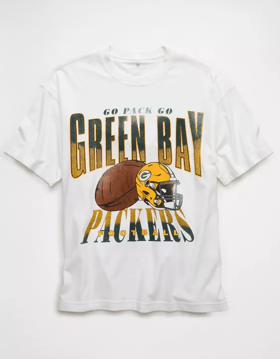 NFL Boxy Green Bay Packers Graphic T-Shirt - Image 3