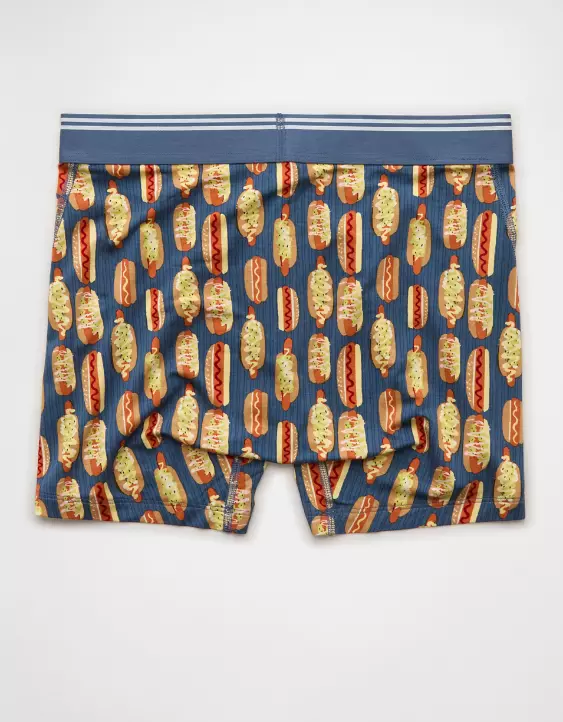 AEO Men's Hot Dogs 4.5" Ultra Soft Boxer Brief - Image 4