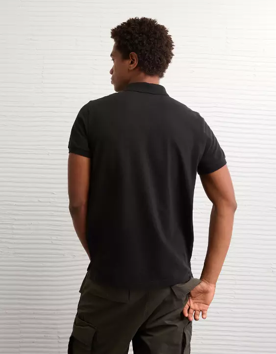 AE Lived-In Slim Fit Pique Polo Shirt - Image 2