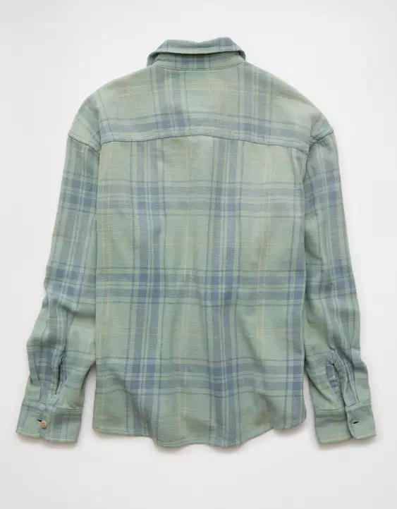 AE Boxy Flannel Shirt - Image 4