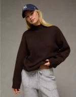 AE Oversized Mock Neck Sweater