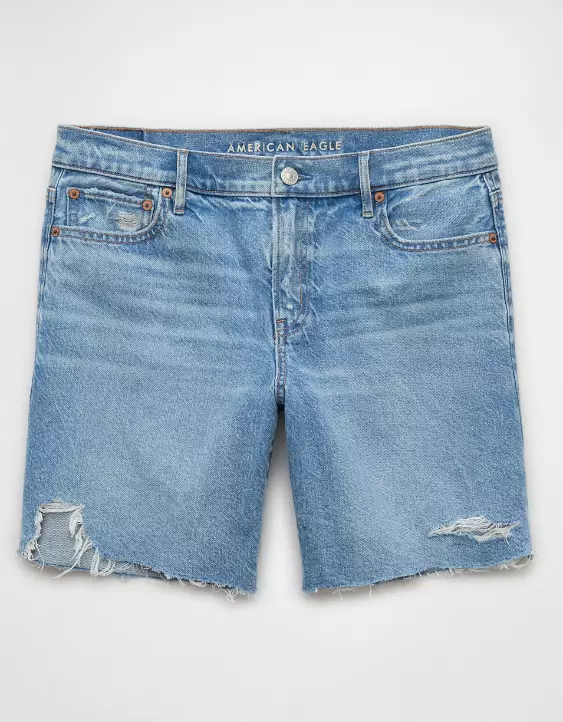 AE 8" Strigid Perfect Denim Bermuda Short - Image 3