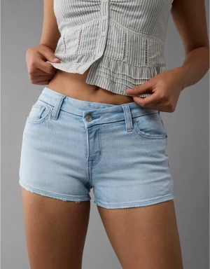 AE Next Level Curvy High-Waisted Denim Short Short