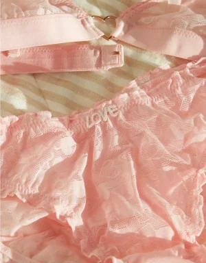 Show Off Heart Mesh Bloomer Underwear