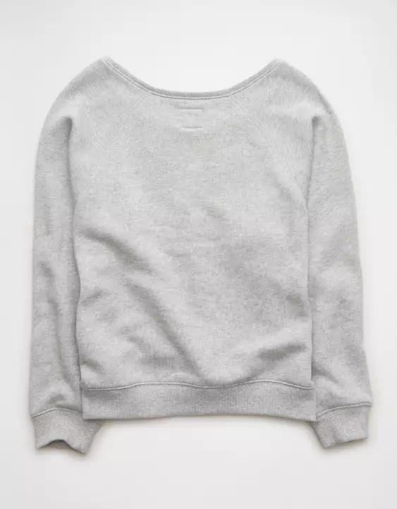 AE Colorado Buffaloes Graphic Off The Shoulder Sweatshirt - Image 4