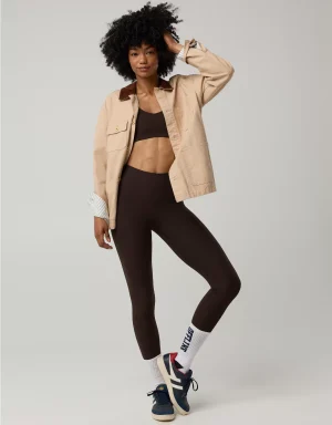 OFFLINE By Aerie Real Me XTRA High Waisted Ribbed Legging