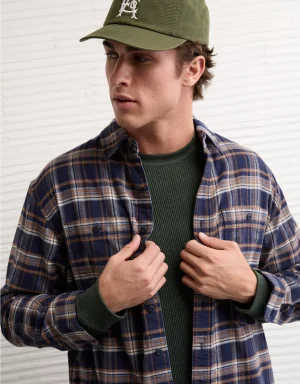 AE Relaxed Fit Everyday Flannel Shirt