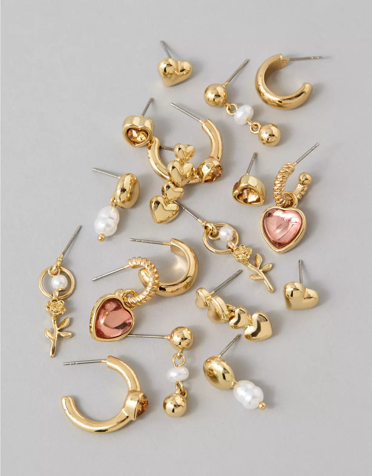 AE Heart Earrings 9-Pack - Image 2