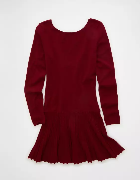 AE Drop Waist Sweater Mini Dress - Image 3