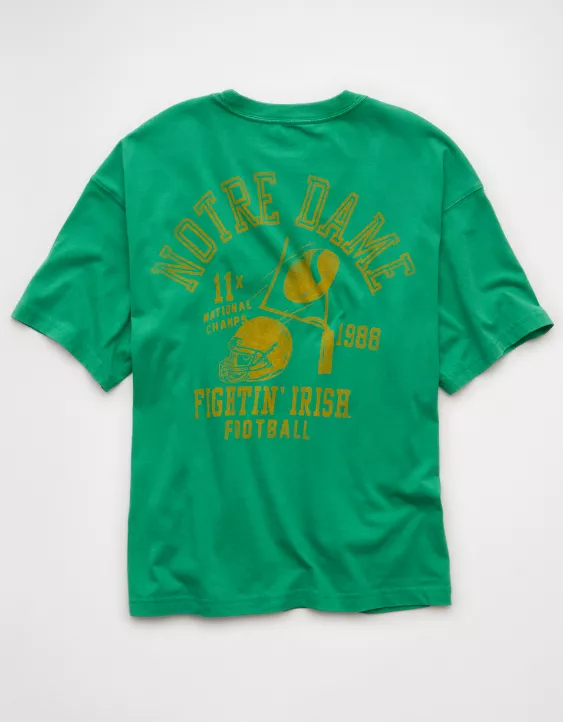 AE Boxy Notre Dame Fighting Irish Graphic T-Shirt - Image 4