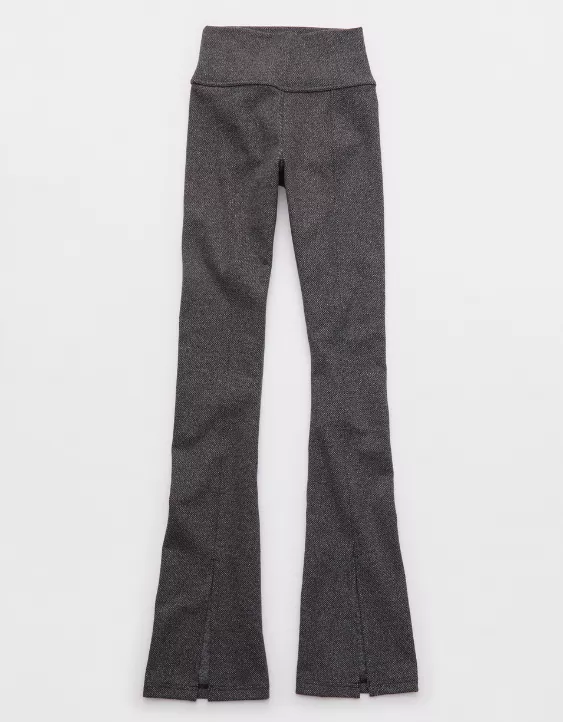 OFFLINE By Aerie Jacquard Twill Mini Flare Legging - Image 4