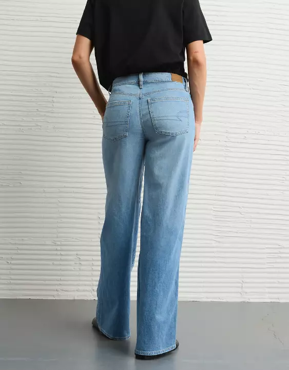 AE Dreamy Drape Stretch Ripped Low-Rise Baggy Wide-Leg Jean - Image 2