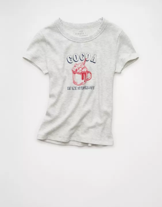 AE x The Summer I Turned Pretty Graphic Baby Tee - Image 3