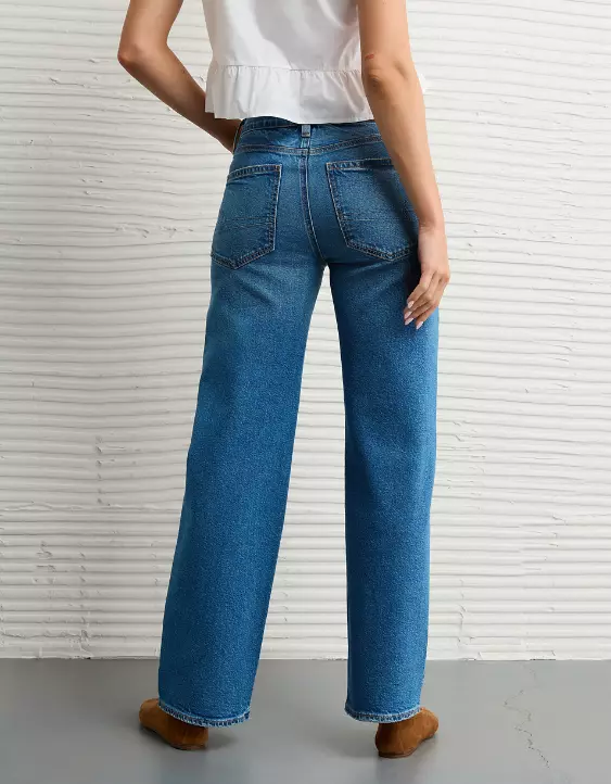AE Stretch Studded High-Waisted Stovepipe Jean - Image 2