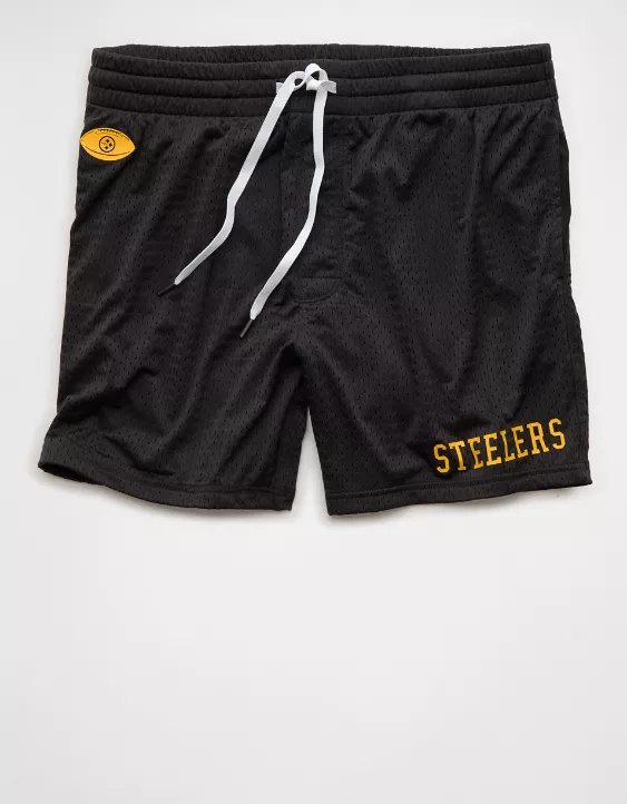 NFL Pittsburgh Steelers 6" Mesh Lounge Short - Image 3