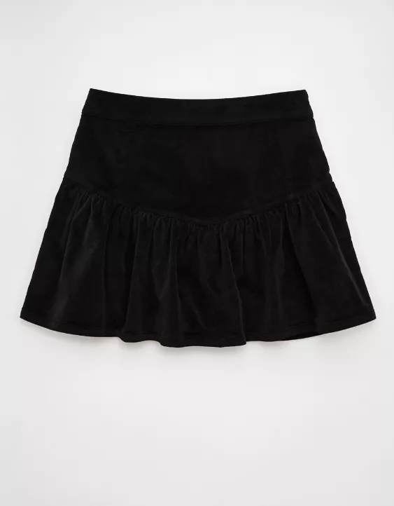 AE High-Waisted Drop-Waist Mini Skirt - Image 3