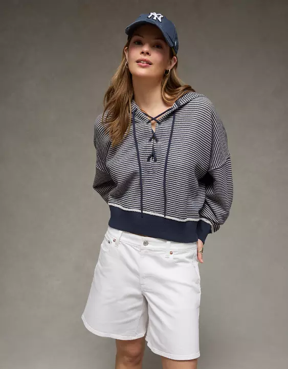 AE Big Hug Lace-Up Hoodie - Image 6