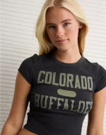 AE Colorado Buffaloes Graphic Cropped Baby Tee
