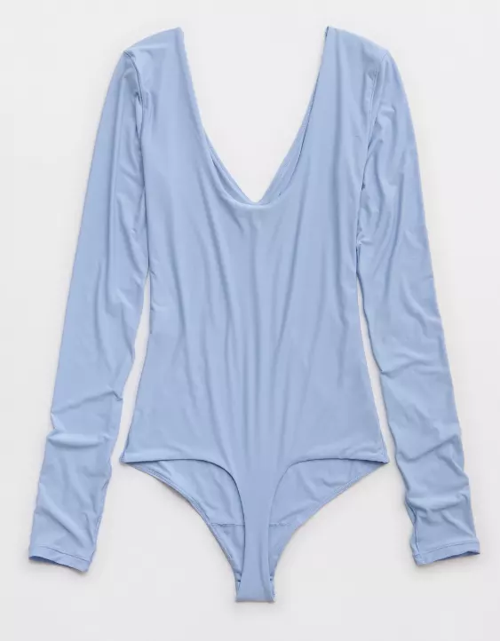 SMOOTHEZ Long Sleeve Plunge Bodysuit - Image 5