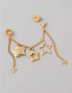AE Gold Star Brooch