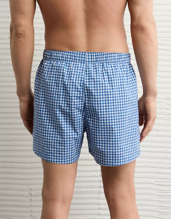 AEO Stretch Plaid Classic Boxer Short - Image 2