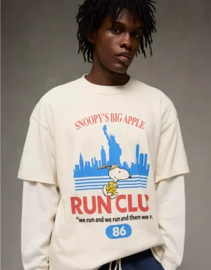 AE Boxy Snoopy Graphic T-Shirt