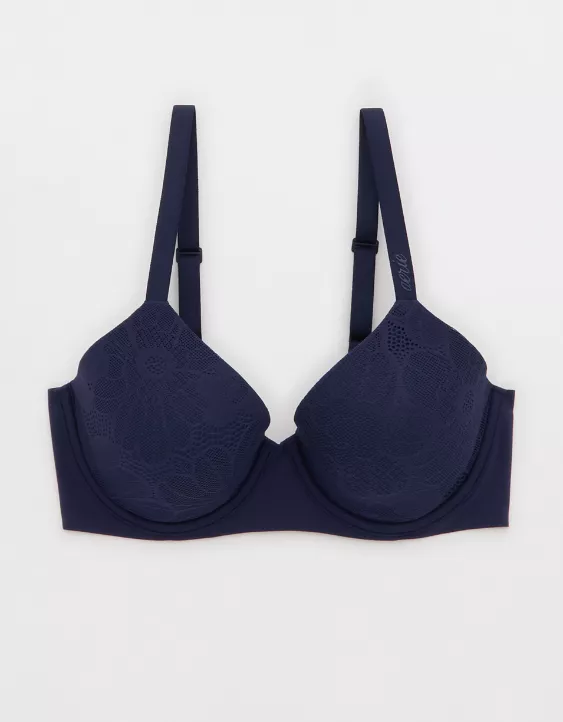 SMOOTHEZ Lace Full Coverage Lightly Lined Bra - Image 3