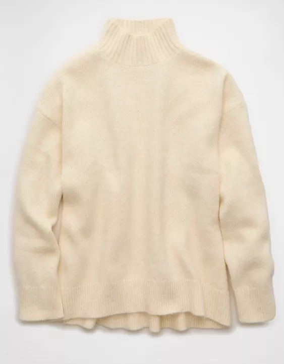 AE Oversized Mock Neck Sweater - Image 3