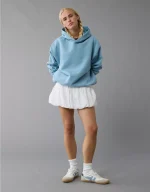 AE High-Waisted Smocked Bubble Skirt