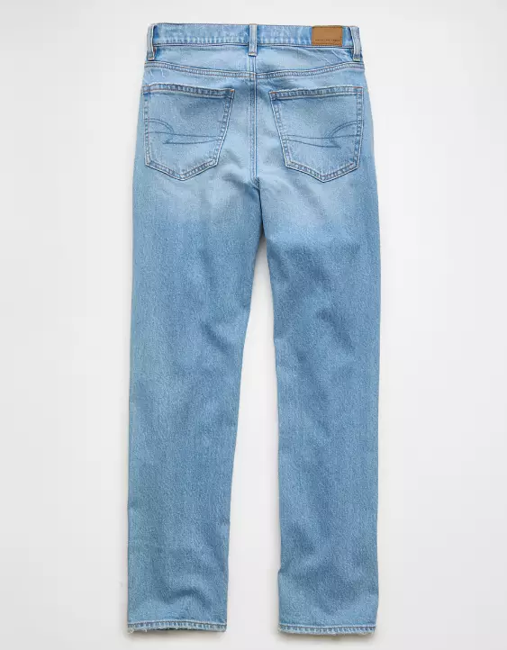 AE Stretch Super High-Waisted Straight Jean - Image 5