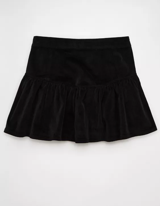 AE High-Waisted Drop-Waist Mini Skirt - Image 4