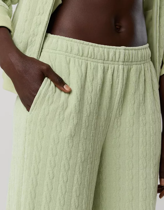 OFFLINE By Aerie Cable Lounge Trouser - Image 7