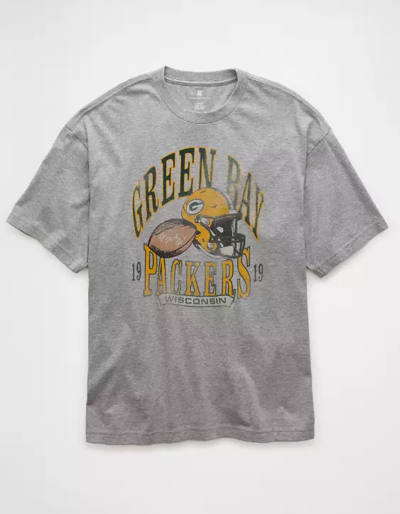 NFL Boxy Green Bay Packers Graphic T-Shirt - Image 3