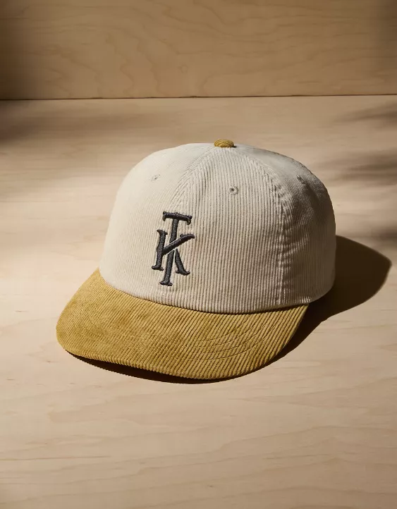 AE x Tru Kolors Corduroy Baseball Hat - Image 4