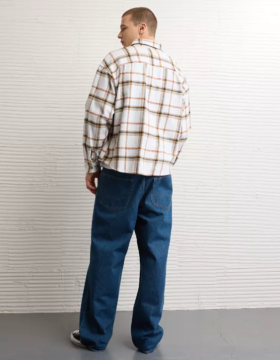 AE Boxy Flannel Shirt - Image 3